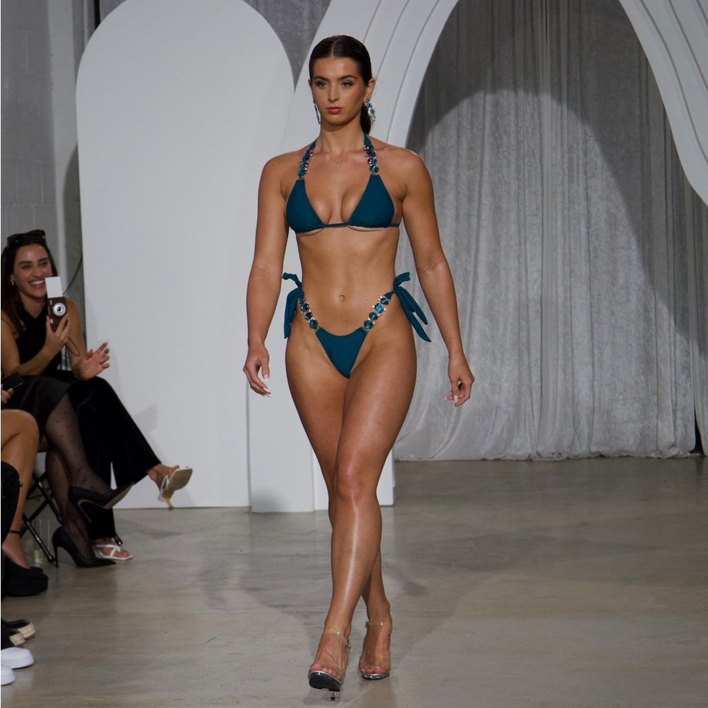 Women’s jeweled bikini bottom - Picture 5 of 15
